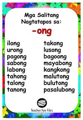 salitang nagtatapos sa ta